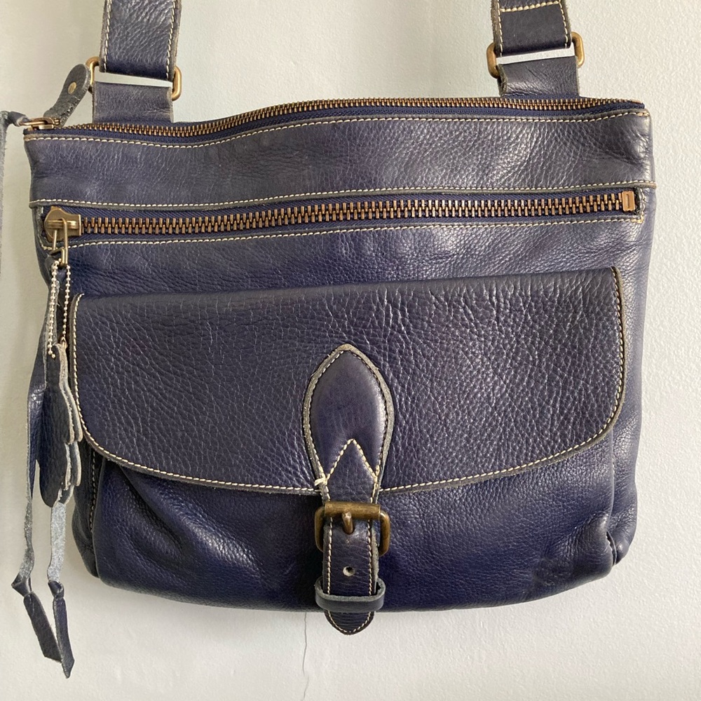 Navy Roots Purse